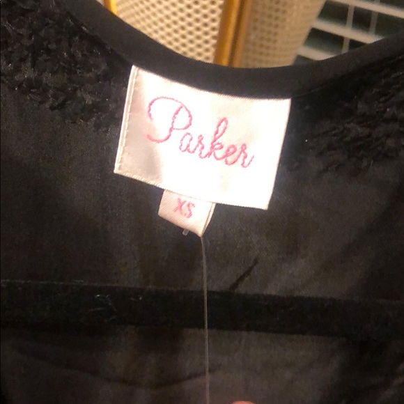 NWT Parker Black Top Sequin Nice Top XS - Picture 3 of 3